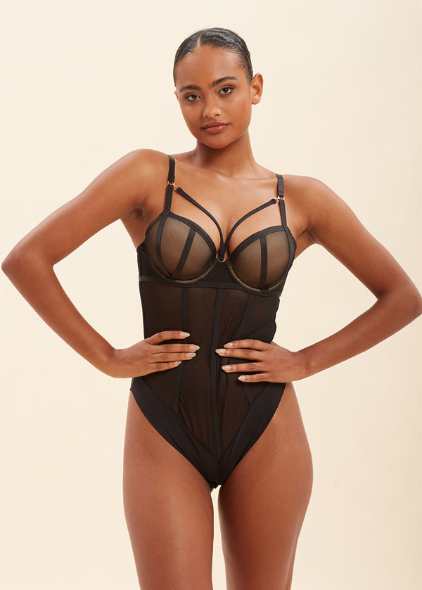 Sexy Black Lace Push-Up Bodysuits | UCA Lingerie