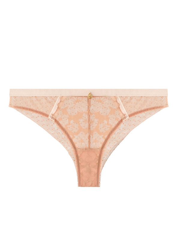 ZARINA Flower Lace Comfortable Dotted Mesh Brief