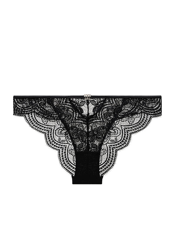 BELLA Sexy Black Lace Briefs Panties