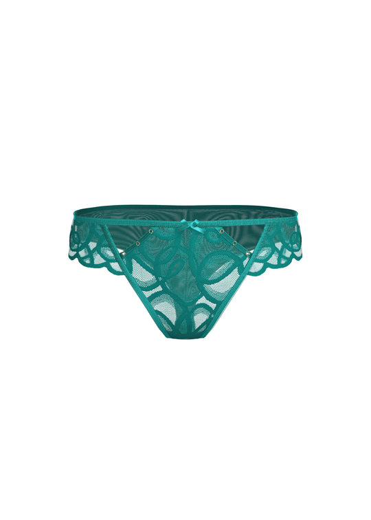 CINDY Green Sexy Lace Tanga Panties