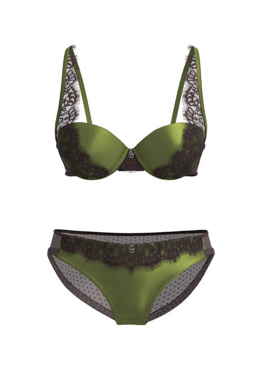 MAREN Eyelash Lace Lingerie Set