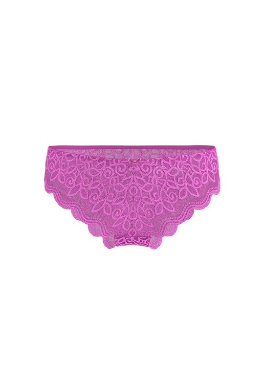 SASHA Fushia Floral Lace Brief Panties