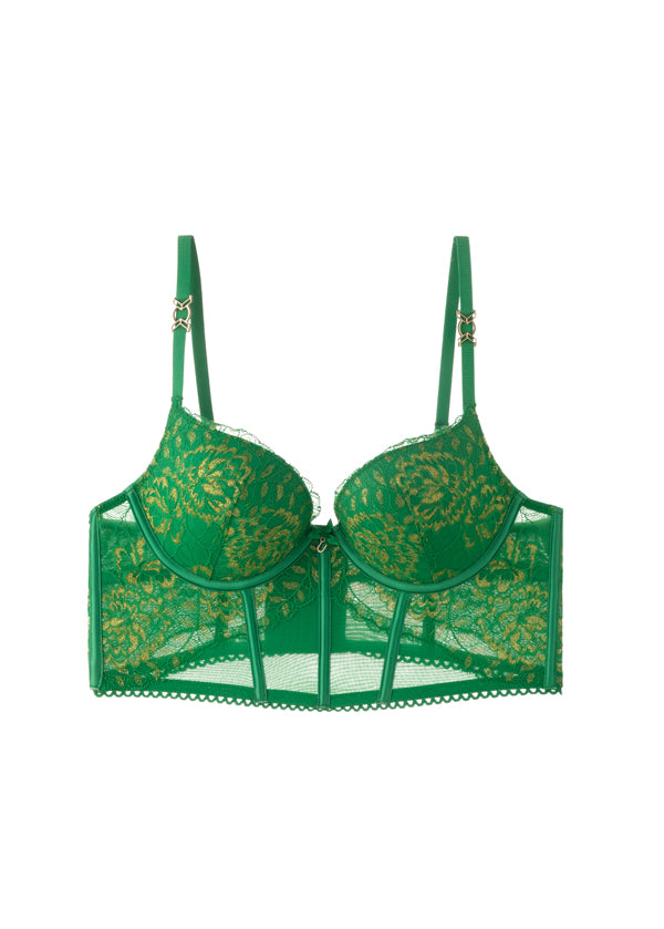 Buy Women's Bras Green Push Up Lingerie Online