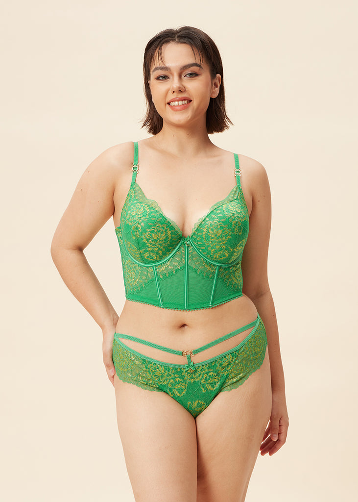 LYRA Sexy Recycled Lace Push-Up Underwire Bra