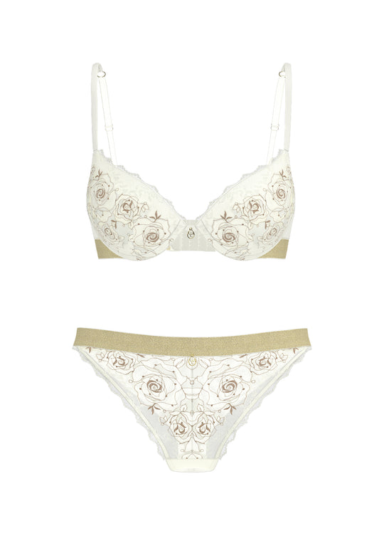 TANSY Embroidery Lace Lingerie Set