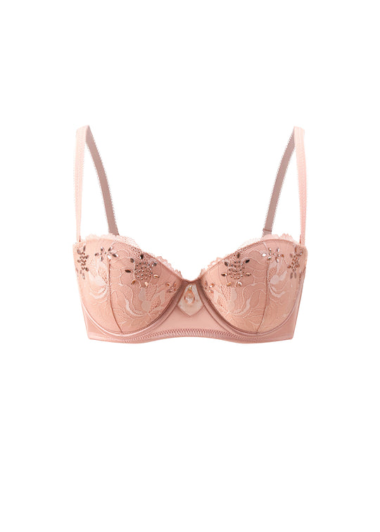 VALERIE Sparkling Soft Beige Balconette Bra