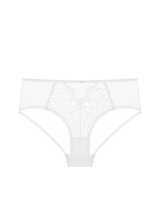 ABIGAIL Plus Leaf-Pattern Lace Boyshorts