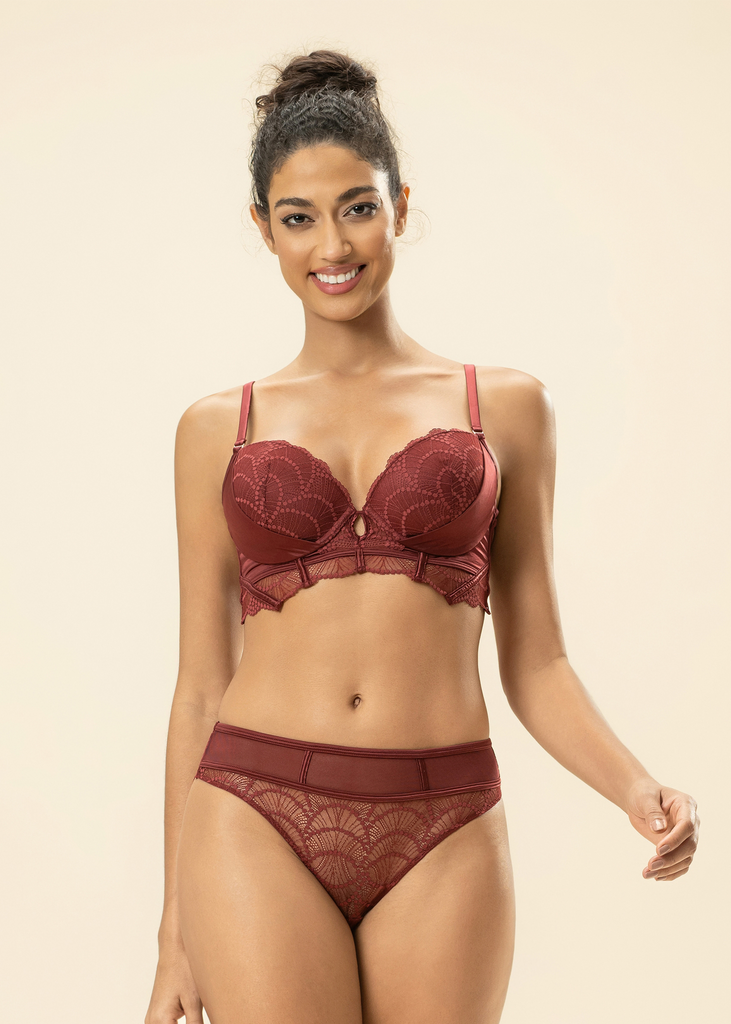 ANYA Bronte Red Lace Lingerie