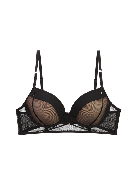 AURELIA Push-Up Mesh Underwired Demi Bra