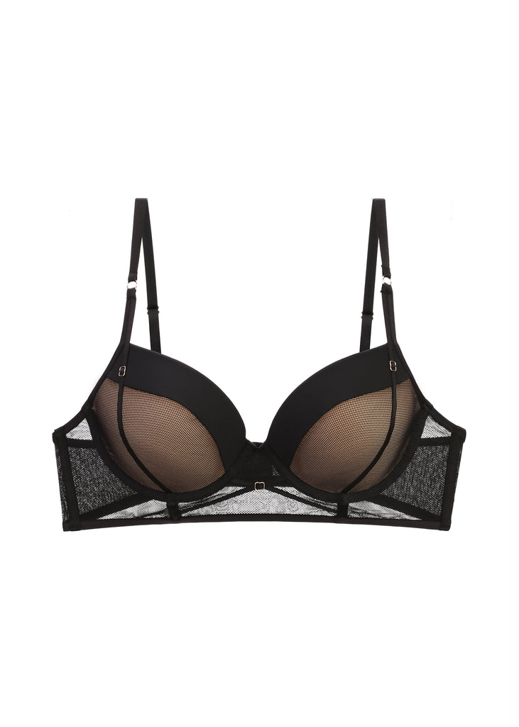 AURELIA Push-Up Mesh Underwired Demi Bra