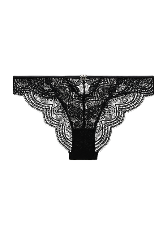 BELLA Sexy Black Lace Briefs Panties