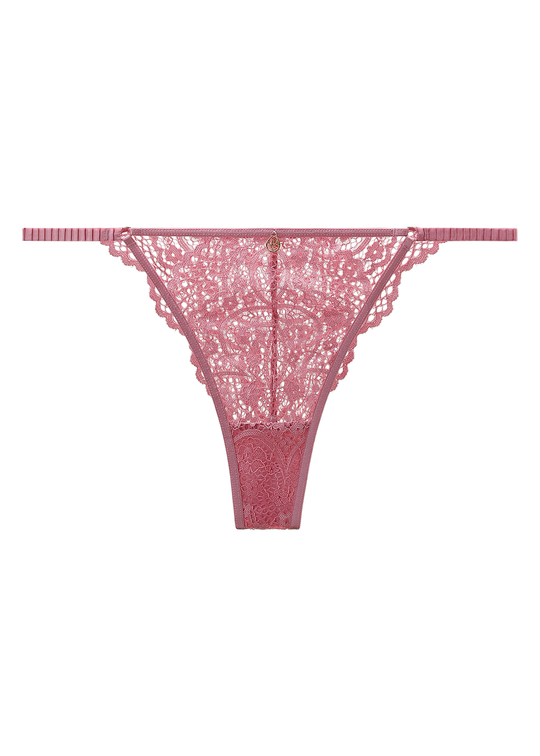 CELINE Plus Sexy Pink Lace Tanga Panties