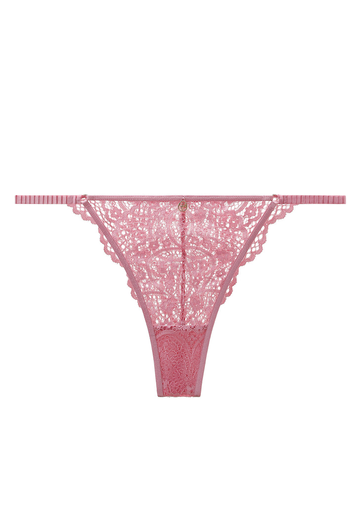 CELINE Sexy Pink Lace Tanga Panties