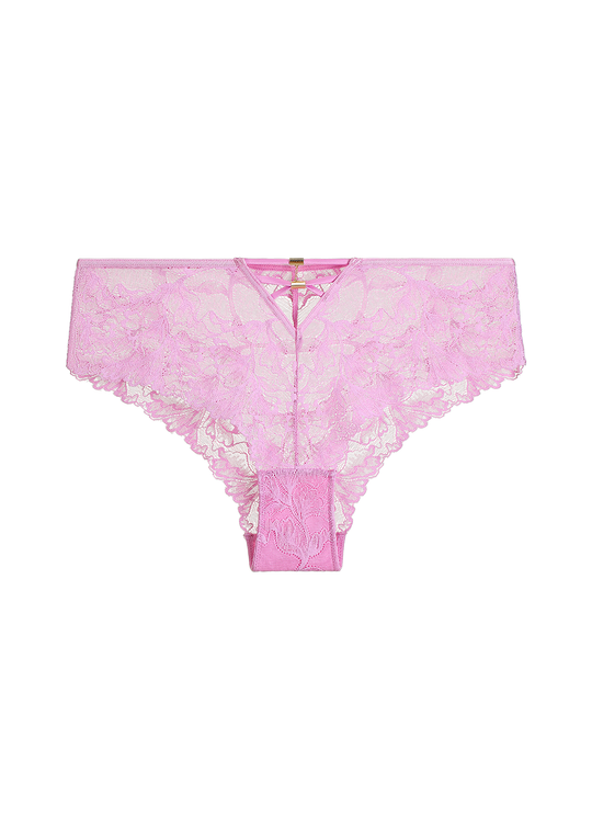 CHERIE Sexy Pink Lace Boyshort Panties