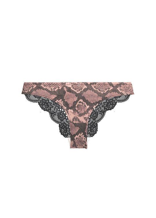 CHIARA Seductive Brief Panties With Snake Print