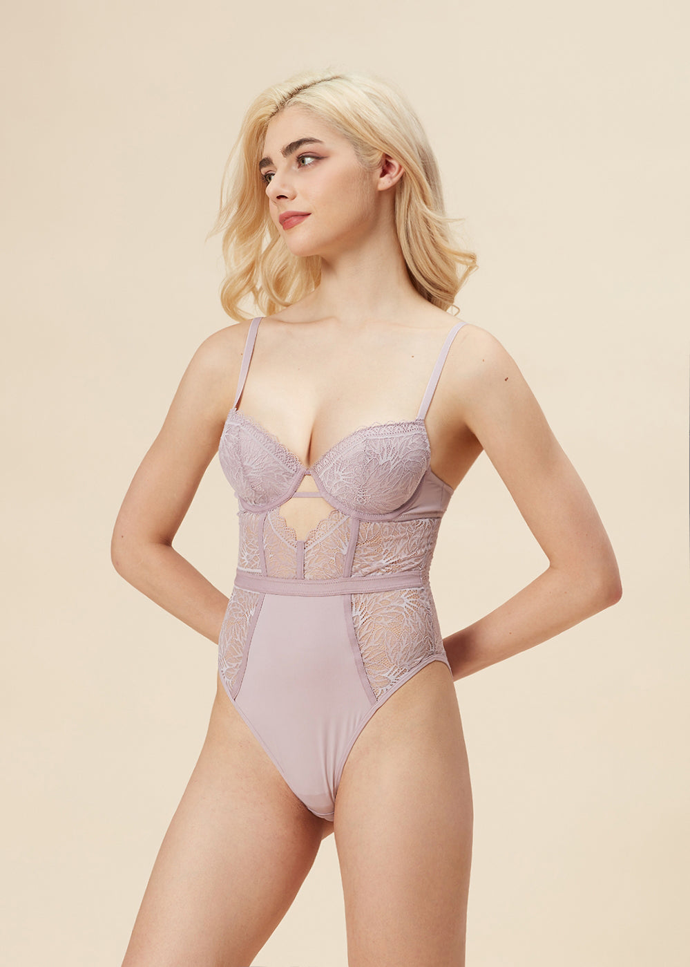 CLARA Spacer Cup Lace Bodysuit