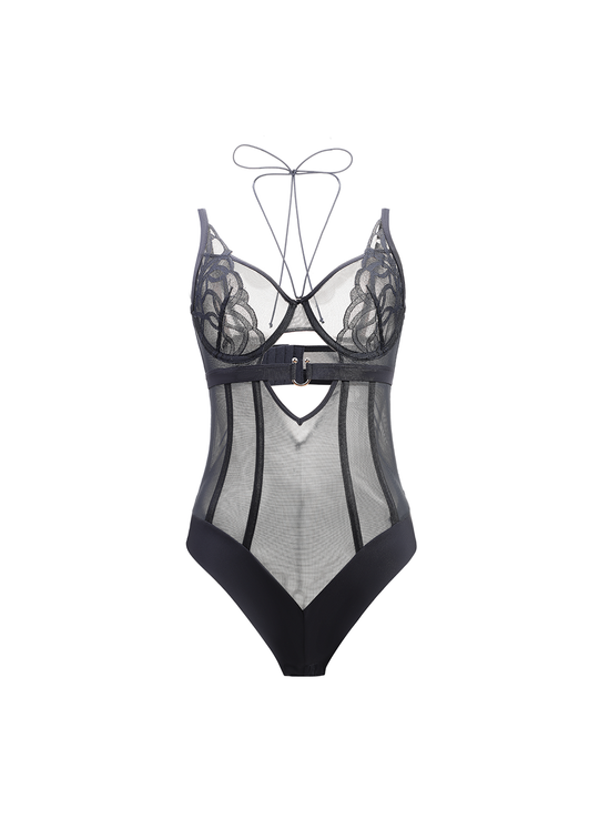 CORA Underwired Plunge Unlined Bodysuit