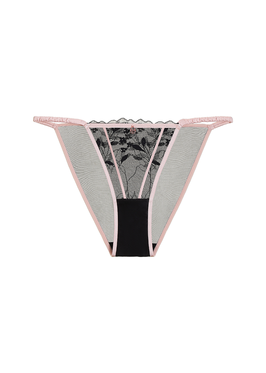 ELSA Black Floral Lace Hipsters