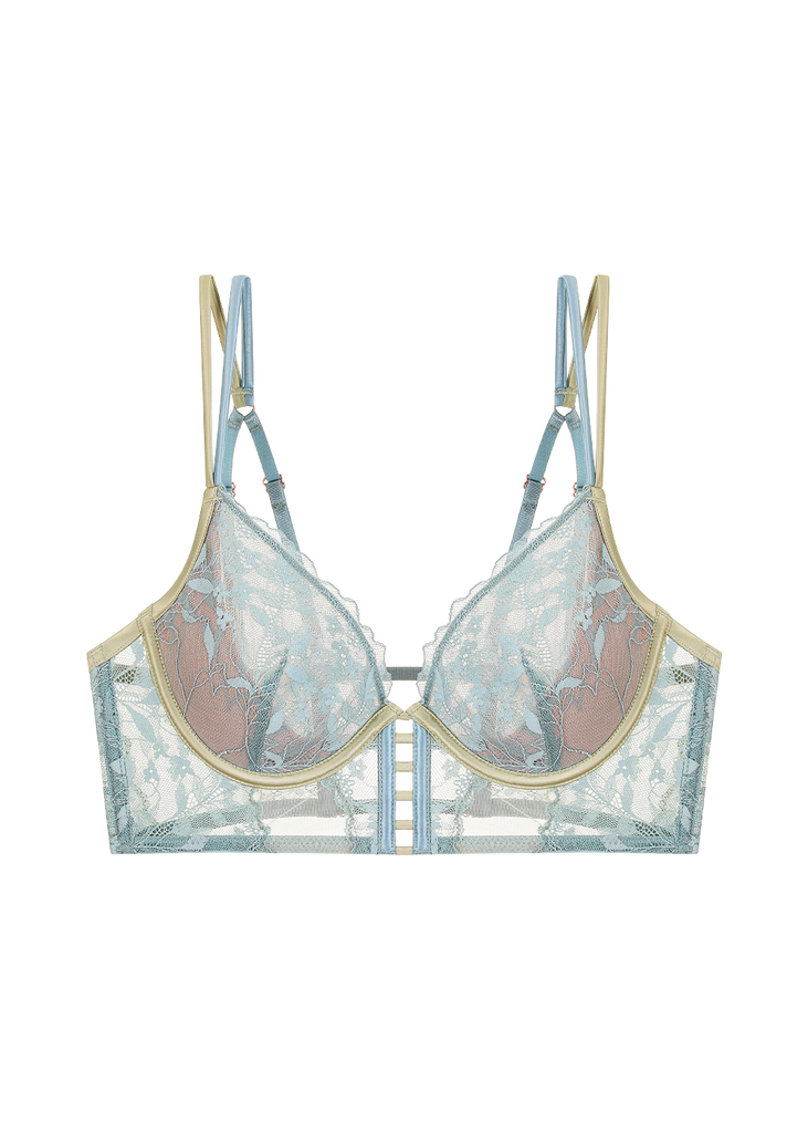 Sexy Black Floral Lace Wired Unlined Long Demi Bra | Elegant and Sensual Design | UCALingerie Sexy Black Floral Lace Wired Unlined Long Demi Bra | Elegant and Sensual Design | UCALingerie
