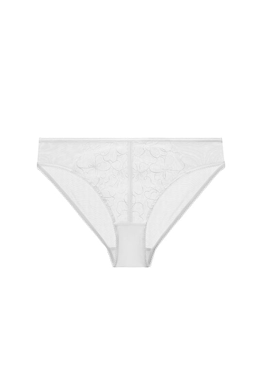 FREDERICA Plus Seductive Floral Lace Brief Panties