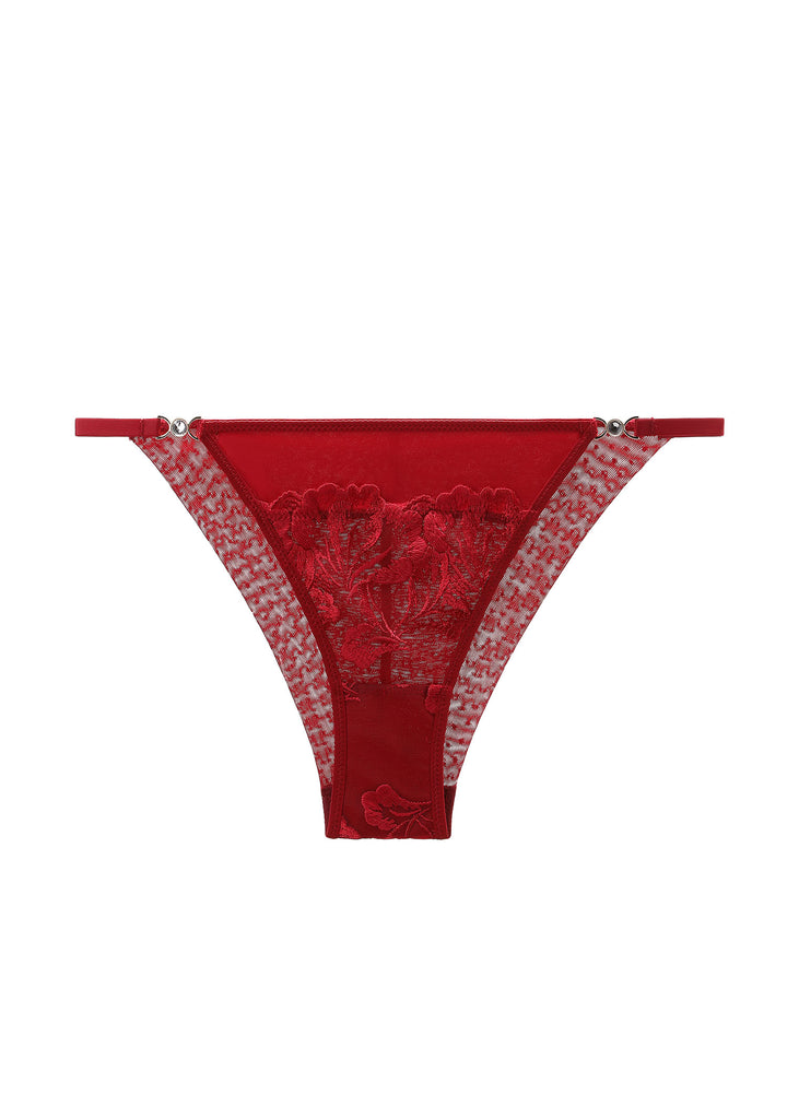 JESSICA Sexy Red Lace Tangas Panties