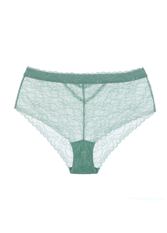 LILY Sexy Recycled Lace High Waist Brief Panties
