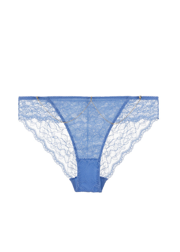 LYDIA Sexy Recycled Blue Lace Hipster Panties