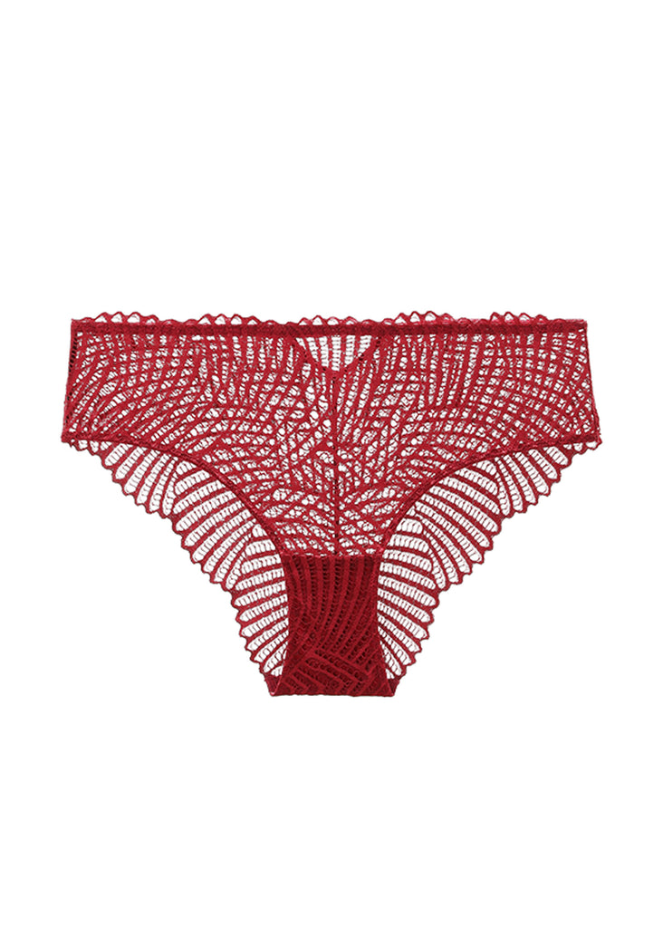 MILANO Red Lace Brief Panties