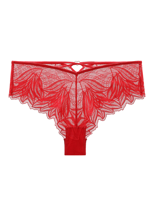 NATASHA Sexy Red Lace Boyshorts Panties