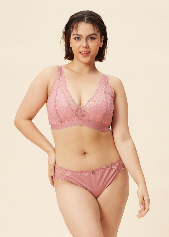PEARL Lace Wireless Plunge Bra-imgsize-38D