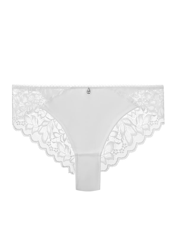 PEARL Floral Lace White Hipster