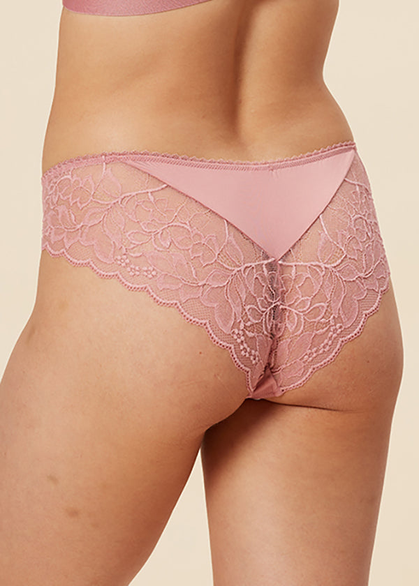 PEARL Floral Lace Vintage Pink Hipster