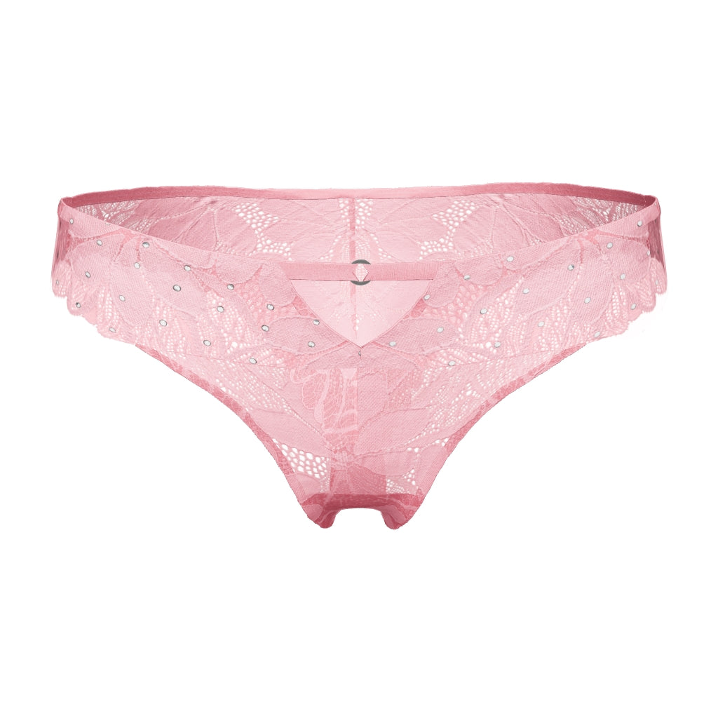 NEW! RIHANNA Pink Flower Lace Sexy Tanga Panties For Women