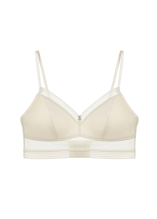 REESE Wireless Soft Mesh Convertible Bralette Bra