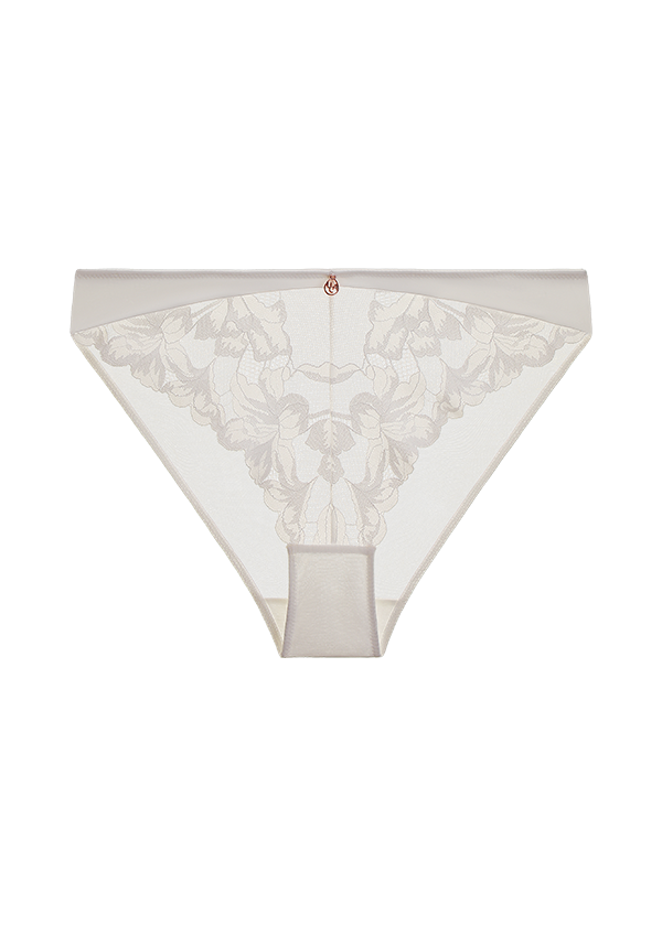 ZILLAH Sexy White Lace Brief Panties