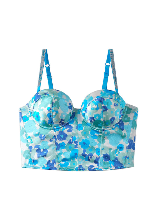 PANDORA Sexy Corset Long Bra-imgcolor-Blue