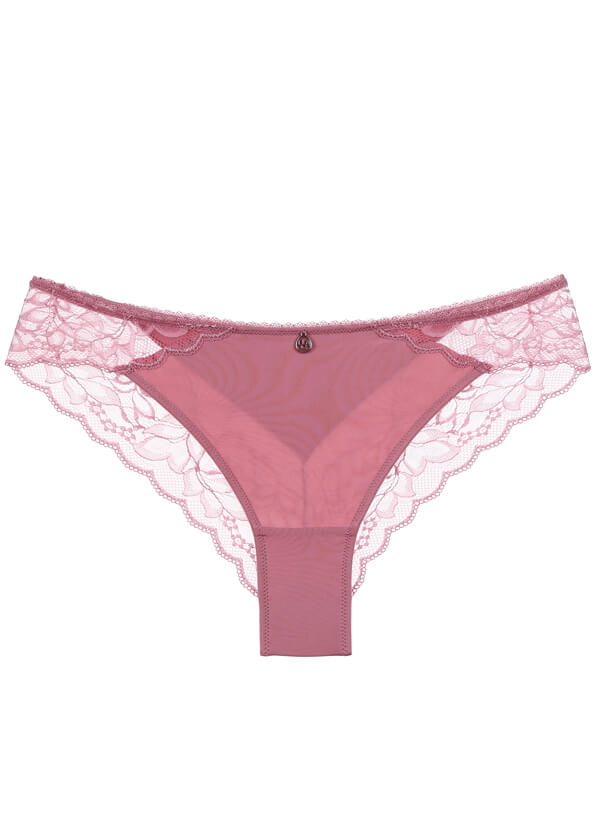 Vintage Victoria's Secret Bra 36C Panty XL Set Pink Cotton Floral Front  Hook
