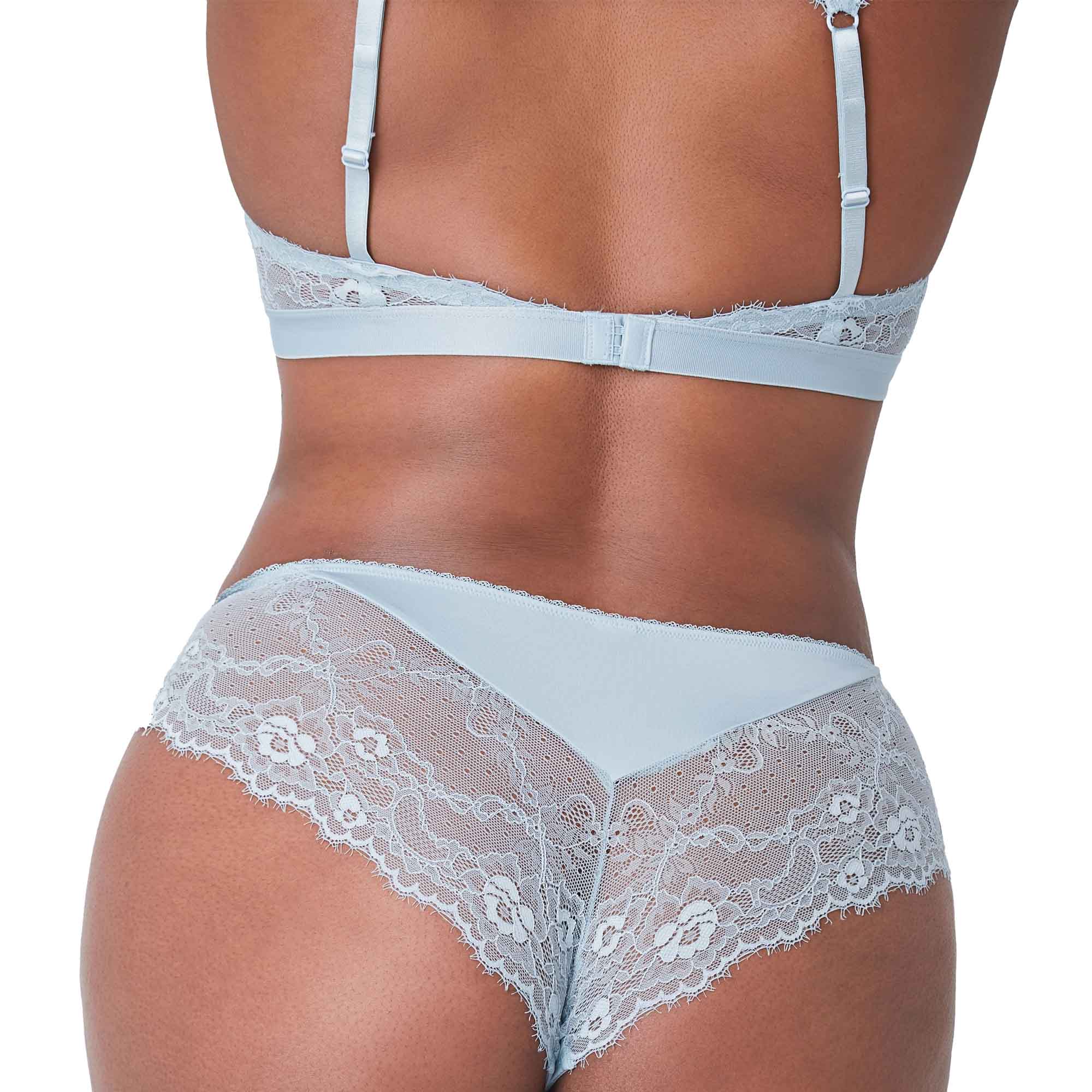 Unworn Blue Lace Lingerie / Sleepwear Top