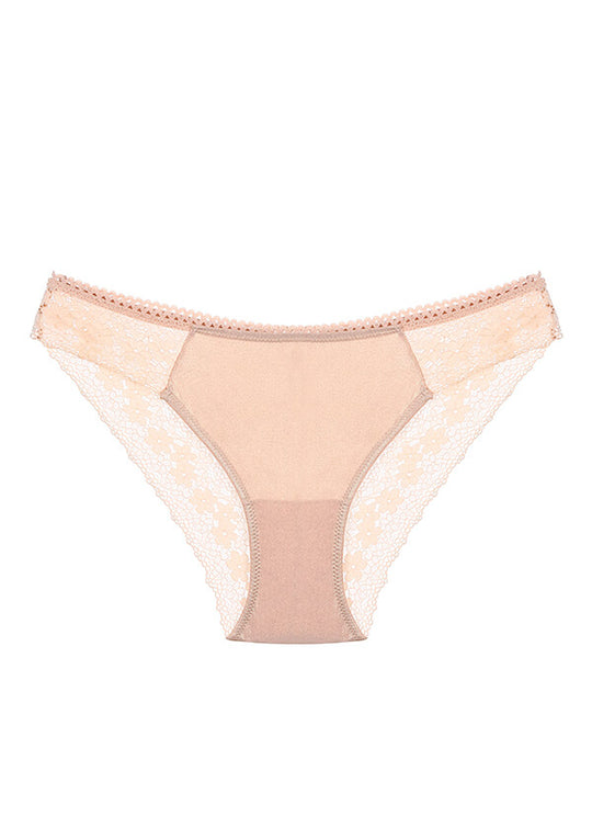 TEAGAN Floral Lace Shiny Sexy Hipsters