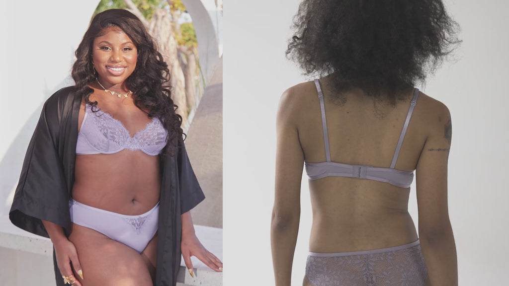 Viadha pasties bras for women French Sexy Lace U-shaped Bra Big Backless  Underwear Set