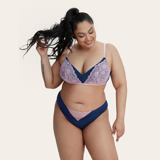 IRENE Lace Superfine Fabric Elastic Brief Panties-imgsize-XXL