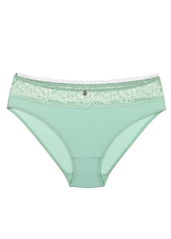 MIA Stretch Soft White Lace Brief Panties