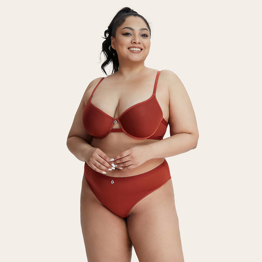 VANESSA Mesh Molded Cup Bra-imgsize-40D